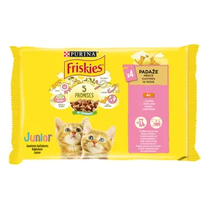 Konservai kačiukams su padažu FRISKIES, 4x100g
