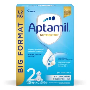 Pieno mišinys APTAMIL 2 6M+, 1,2 kg