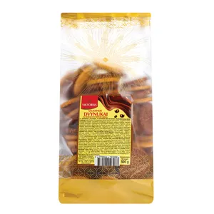 Sausainiai su šokoladinio skonio kremu DVYNUKAI, 500 g