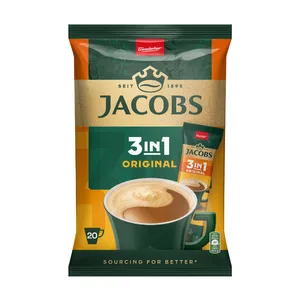 Tirpusis kavos gėrimas JACOBS 3IN1, 20 vnt.