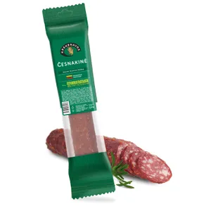 Šaltai rūkyta Česnakinė dešra dujose 230g