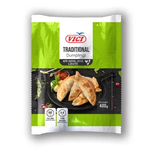 Koldūnai VIČI TRADITIONAL su vištiena, sūriu ir baravykais, 400 g