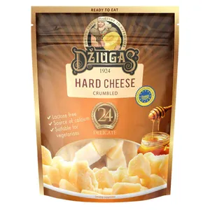 Trupintas kietasis sūris DŽIUGAS (DELICATE), 40% riebumo, 100 g