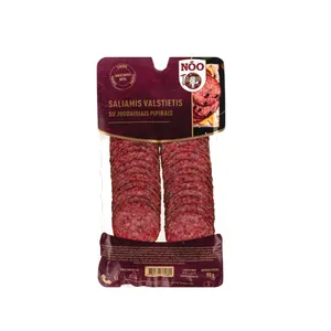 Virtas, karštai rūkytas saliamis su juodaisiais pipirais VALSTIETIS, 90 g