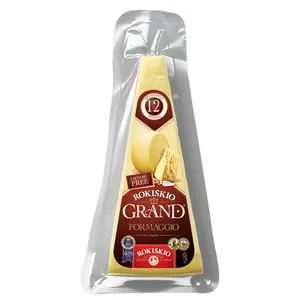 Kietasis Rokiškio sūris GRAND, 37% riebumo, (brandintas 12 mėn), 180 g