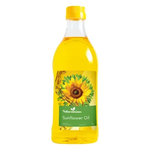 Šaltai spaustas nerafinuotas saulėgrąžų aliejus NATURALISIMO, 1 l