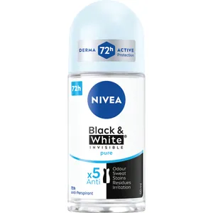 Moteriškas rutulinis dezodorantas NIVEA BLACK & WHITE, 50 ml