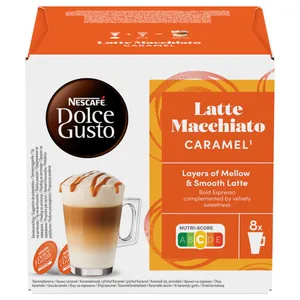 Kava NESCAFE DOLCE GUSTO CARAMEL LATTE MACCHIATO, 169 g