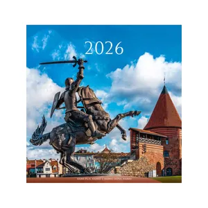 Kalendorius 2026 LIETUVA, PILYS IR DVARAI, 20X20, kvadratinis