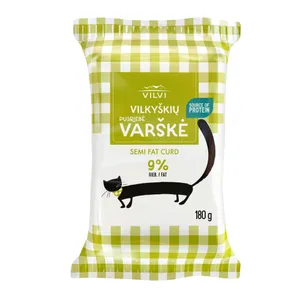 Varškė 9% rieb. VILKYŠKIŲ, 180 g 