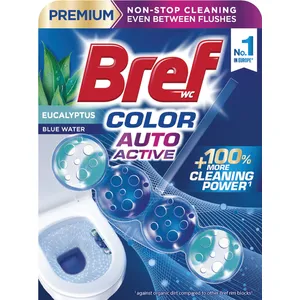 WC valiklis BREF BLUE AKTIV EUCALYPTUS, 50 g