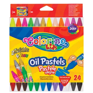 Aliejinės kreidelės COLORINO 24 spalvos