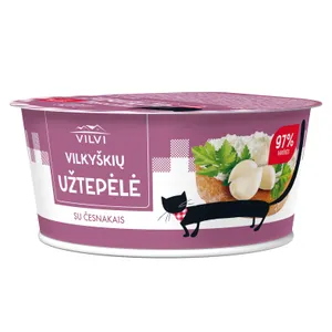 Varškės užtepėlė su česnakais 18,5 % rieb. VILKYŠKIŲ, 150 g
