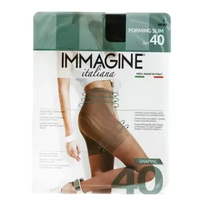 Moteriškos pėdkelnės IMMAGINE FORMING SLIM 40 DEN, 4 dydis, spalva NERO