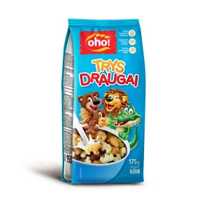 Sausi pusryčiai OHO! TRYS DRAUGAI, 175 g