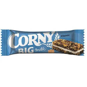 Javainių batonėlis CORNY MILK BIG su pieniniu pertepimu, 40 g