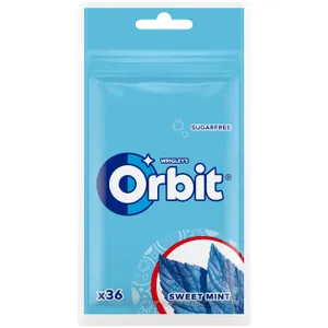 Kramtomoji guma ORBIT SWEETMINT XXL maišelyje, 50 g