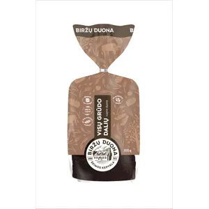 Viso grūdo dalių ruginė raikyta duona, 800 g