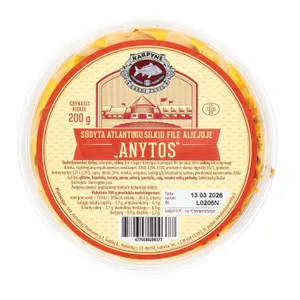 Silkių filė aliejuje ANYTOS, 200 g