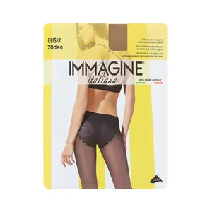 Moteriškos pėdkelnės IMMAGINE ELISIR 20 DEN, 4 dydis, spalva NERO