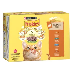 Konservuotas visavertis kačių ėdalas FRISKIES (12 x 100 g), 1,2 kg