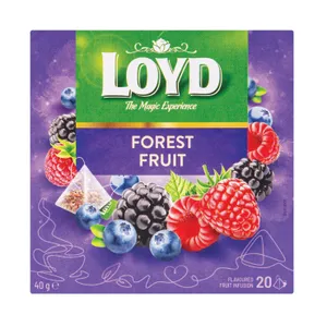 Vaisinė miško uogų skonio arbata LOYD, 20 vnt.
