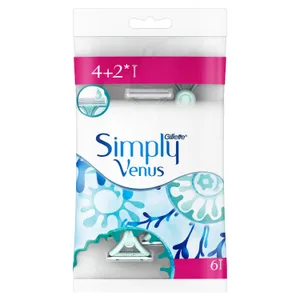 Vienkartinai skustuvai GILLETTE VENUS SIMPLY2, 6 vnt.