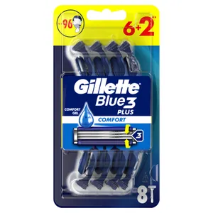 Vienkartiniai vyriški skustuvai GILLETTE BLUE 3 8 vnt.