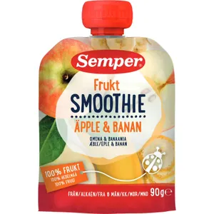 Geriamoji įvairių vaisių tyrė SMOOTHIE (nuo 6 mėn.), 90 g