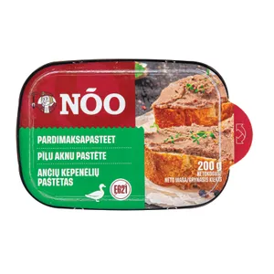 Ančių kepenėlių paštetas NOO, 200 g