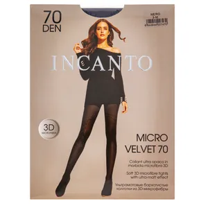 Moteriškos pėdkelnės INCANTO MICRO VELVET 70D