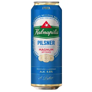 Šviesusis alus KALNAPILIO PILSNER (4,6%), 568 ml