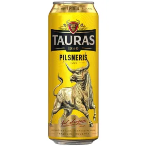 Šviesusis alus TAURAS PILSNERIS (4,6%), 568 ml