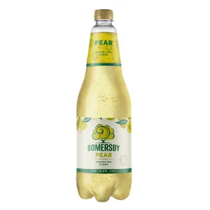 Gazuotas kriaušių skonio sidras SOMERSBY 4,5%, 1 l