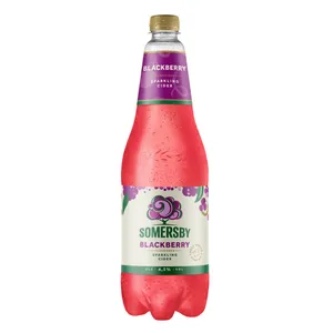 Gazuotas gervuogių skonio sidras SOMERSBY 4,5%, 1 l
