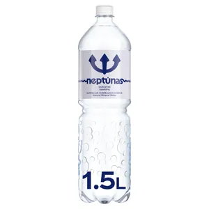 Gazuotas natūralus mineralinis vanduo NEPTŪNAS UNIQUE, 1,5 l