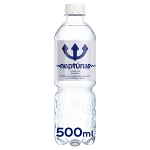 Gazuotas natūralus mineralinis vanduo NEPTŪNAS UNIQUE, 500 ml
