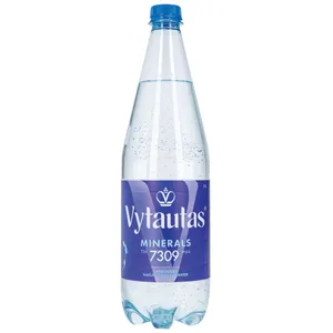 Gazuotas natūralus mineralinis vanduo VYTAUTAS, 1 l