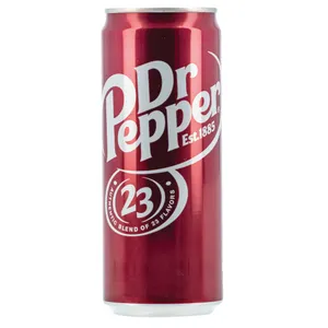 Gazuotas vaisių skonio gėrimas DR.PEPPER, 330 ml