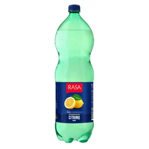 Citrinų skonio gazuotas gaivusis gėrimas su cukrais ir saldikliu RASA, 2 l