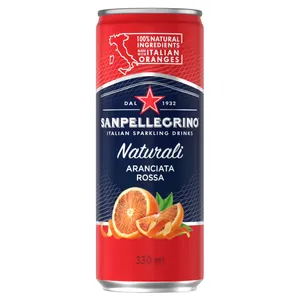 Gaivusis gazuotas gėrimas SANPELLEGRINO ARANCIATA ROSSA, 330 ml