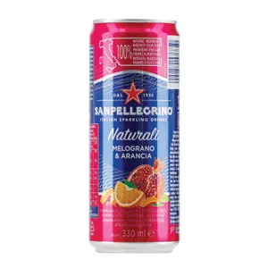 Gaivusis gazuotas gėrimas SANPELLEGRINO ARANCIATA ROSSA, 330 ml