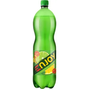 Gazuotas citrinų ir žaliųjų citrinų skonio gėrimas ENJOY, 1,5 l