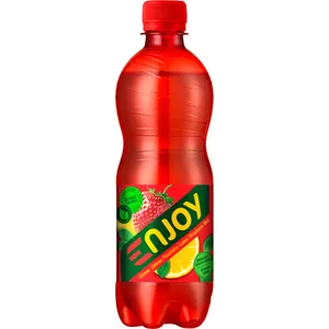 Gazuotas citrinų ir braškių skonio gėrimas ENJOY, 500 ml