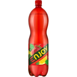 Gazuotas citrinų ir braškių skonio gėrimas ENJOY, 1,5 l