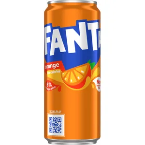 Gazutoas apelsinų skonio gaivusis gėrimas FANTA ORANGE, 330 ml
