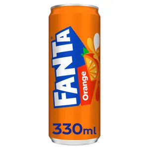 Gazuotas apelsinų skonio gaivusis gėrimas FANTA ORANGE, 330 ml