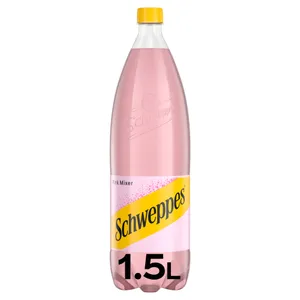 Gazuotas gaivusis gėrimas SCHWEPPES PINK, 1,5 l