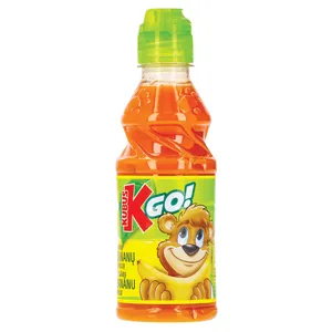 Bananų, obuolių, persikų, morkų nektaras KUBUS GO, 300 ml