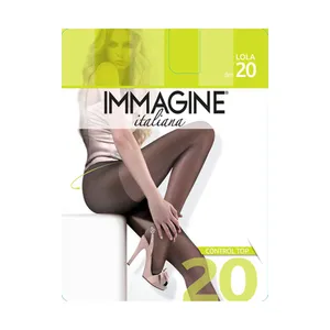 Moteriškos pėdkelnės IMMAGINE LOLA 20 DEN, 5 dydis, spalva NERO